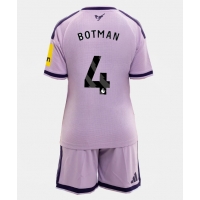 Camiseta Newcastle United Sven Botman #4 Tercera Equipación Replica 2026-27 para niños mangas cortas (+ Pantalones cortos)